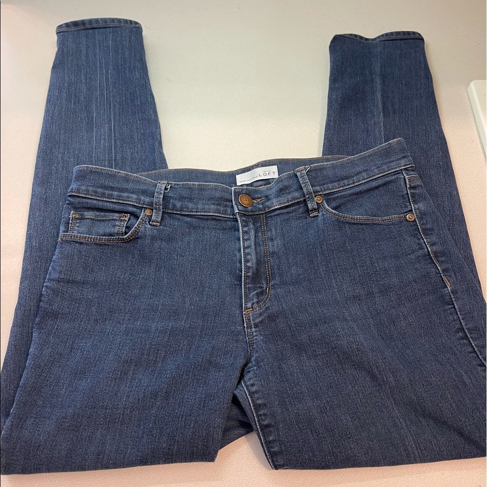 Modern skinny medium wash jeans